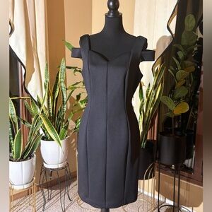 [Calvin Klein] Black Sheath Dress